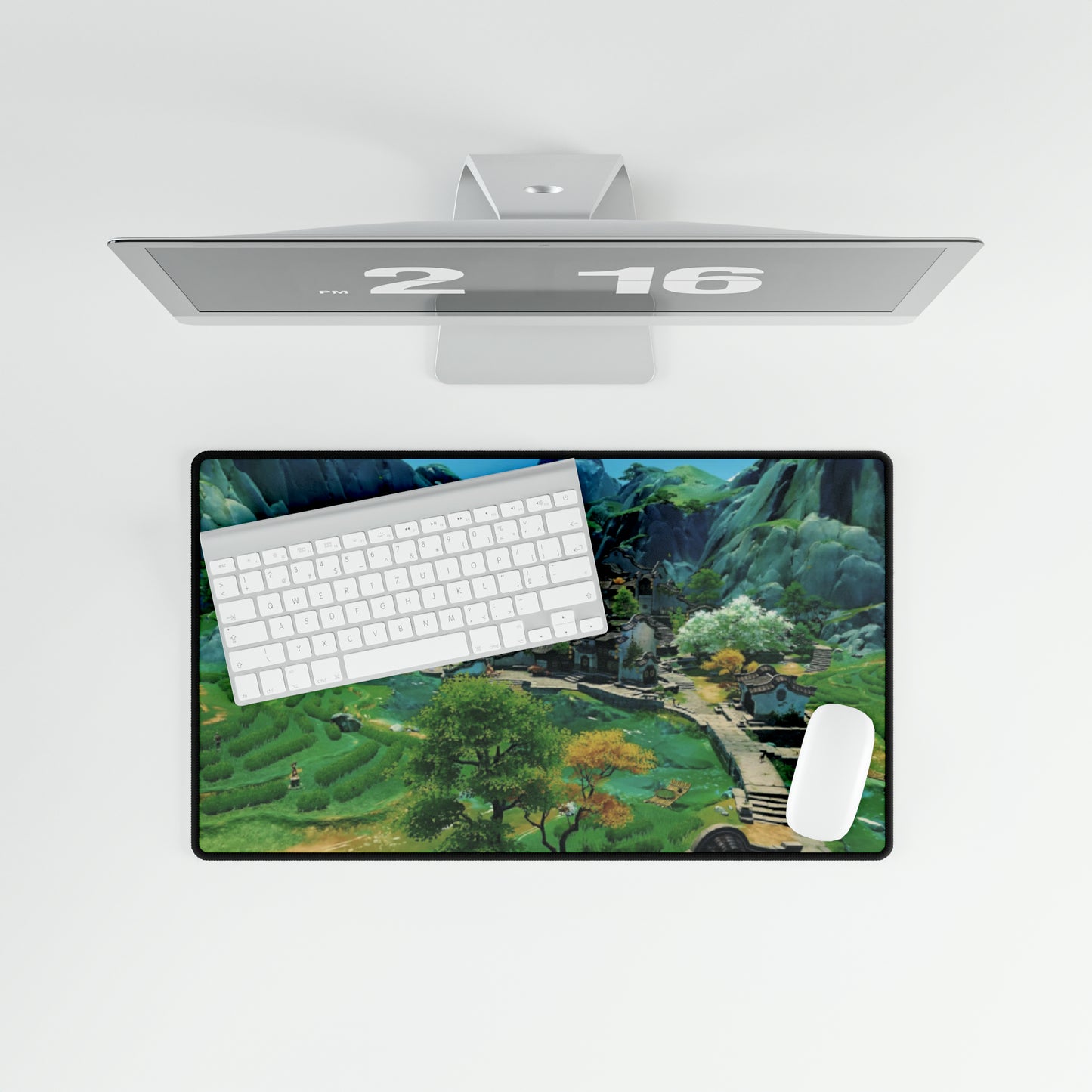 Genshin Impact Landscape Furina Aether Paimon Neuvillette High Definition PC PS Videospiel Schreibtischunterlage