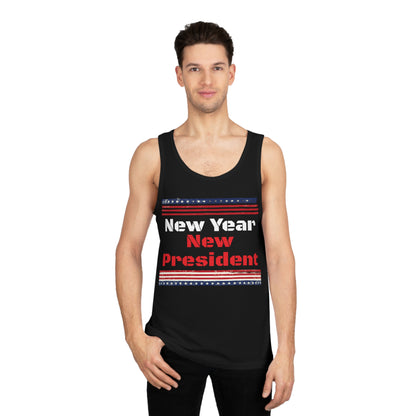 New Year, New President MAGA Unisex Softstyle™ Tank Top