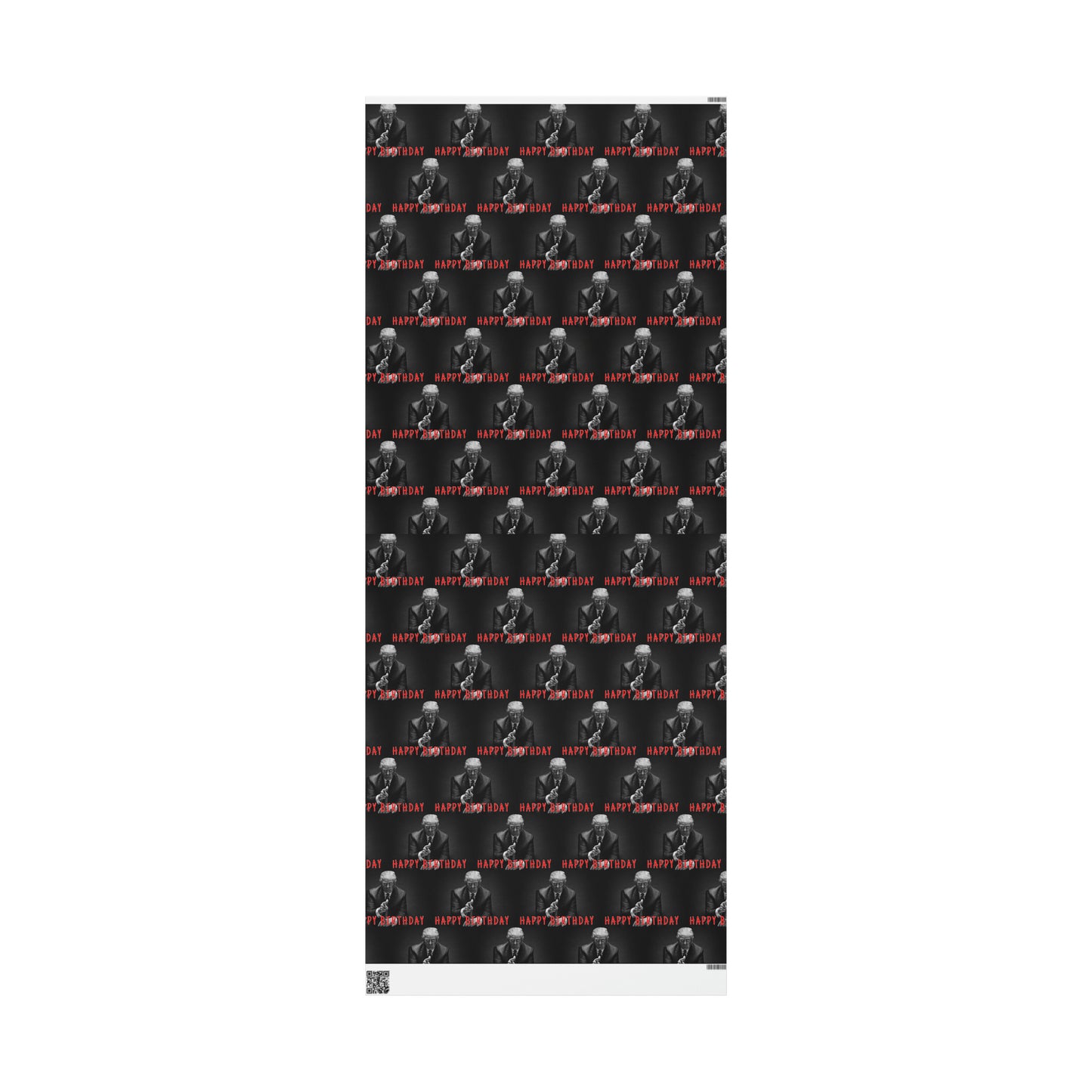 Happy Birthday Trump 2024 Black MAGA Birthday Gift Present Wrapping Paper