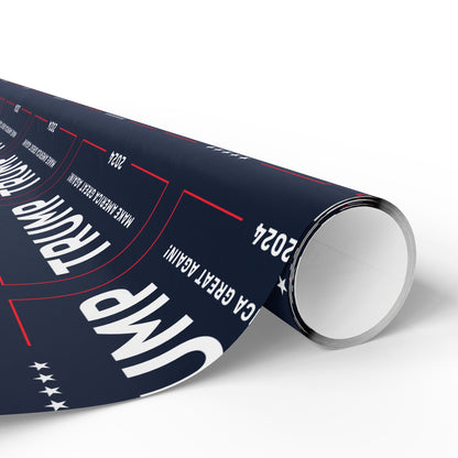Trump 2024 Make America Great Again MAGA Christmas Gift Present Wrapping Papers