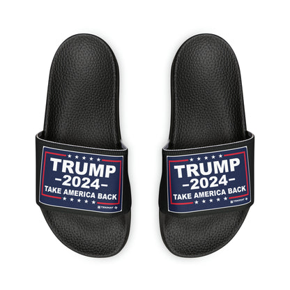 Trump Take America Back MAGA Bequeme PU-Sandalen für Herren