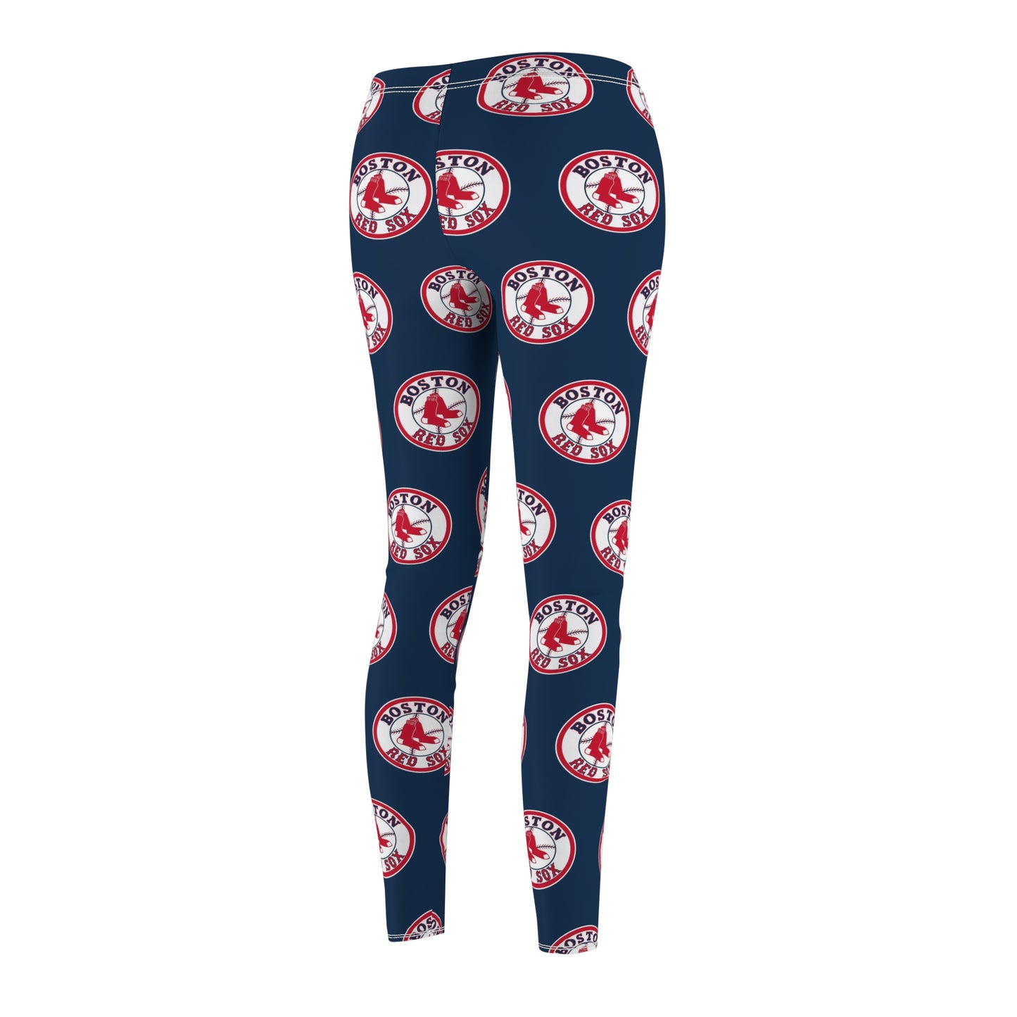 Boston Red Sox MLB Baseball Women's Casual Comfy Leggings