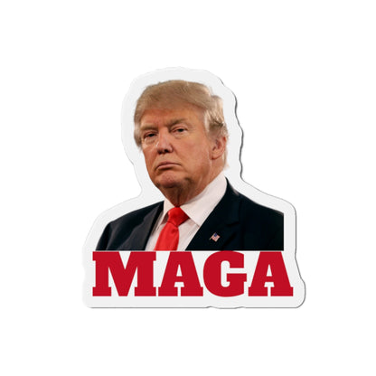 Donald Trump 2024 MAGA Heavy Duty Water Resistant Die-Cut Magnets