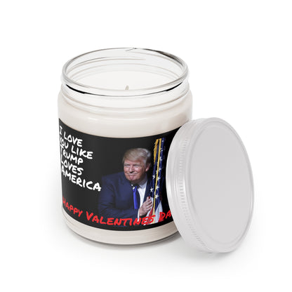 I love you like Trump loves America Soy Blend Candle 9oz (American Flag)