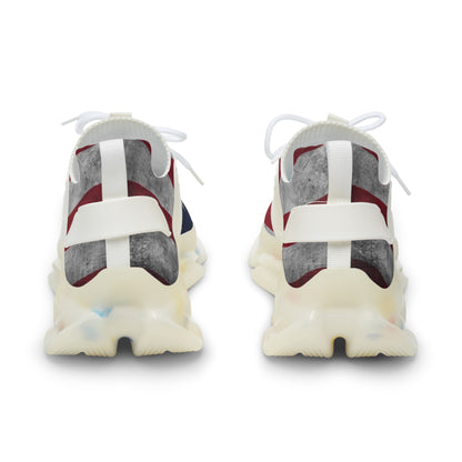 Trump American Flag Red White and Blue MAGA Men's Mesh Sneakers Shoes