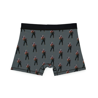 Rambo Trump Gray All over Print Men's Boxer Briefs