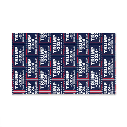 Trump 2024 Take Back America Kitchen Bathroom Soft Hand Towel