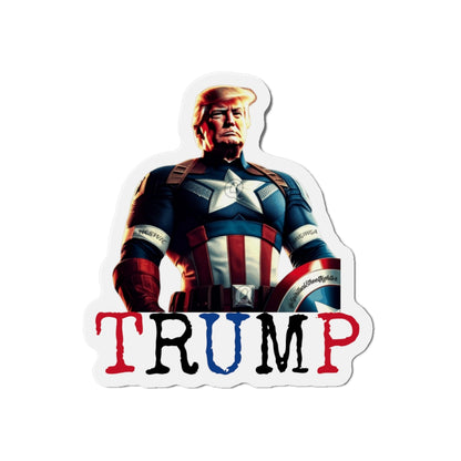 Captain TRUMP Red White and Blue Die-Cut Magnet