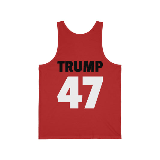 Trump 47 President High Quality Unisex Jersey Summer Tank