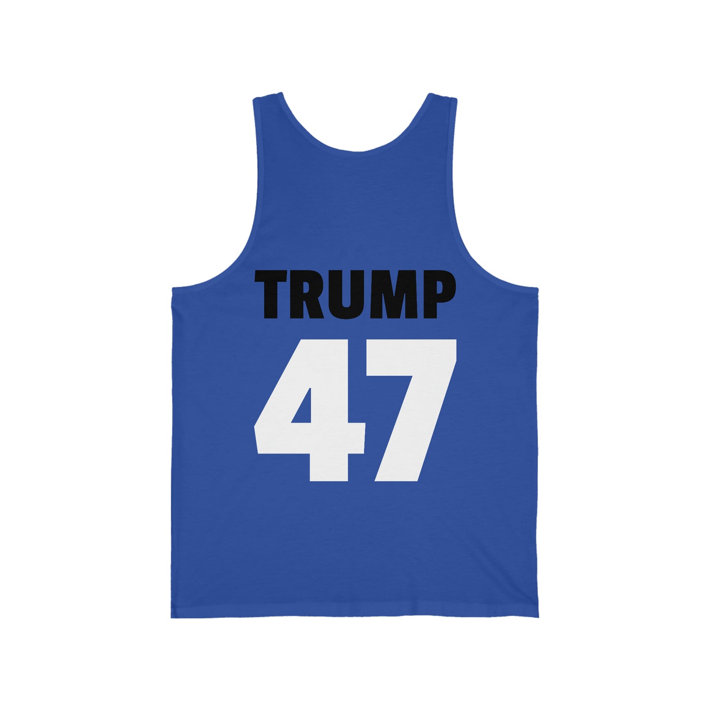 Trump 47 Präsident Hochwertiger Unisex-Sommer-Tanktop aus Jersey