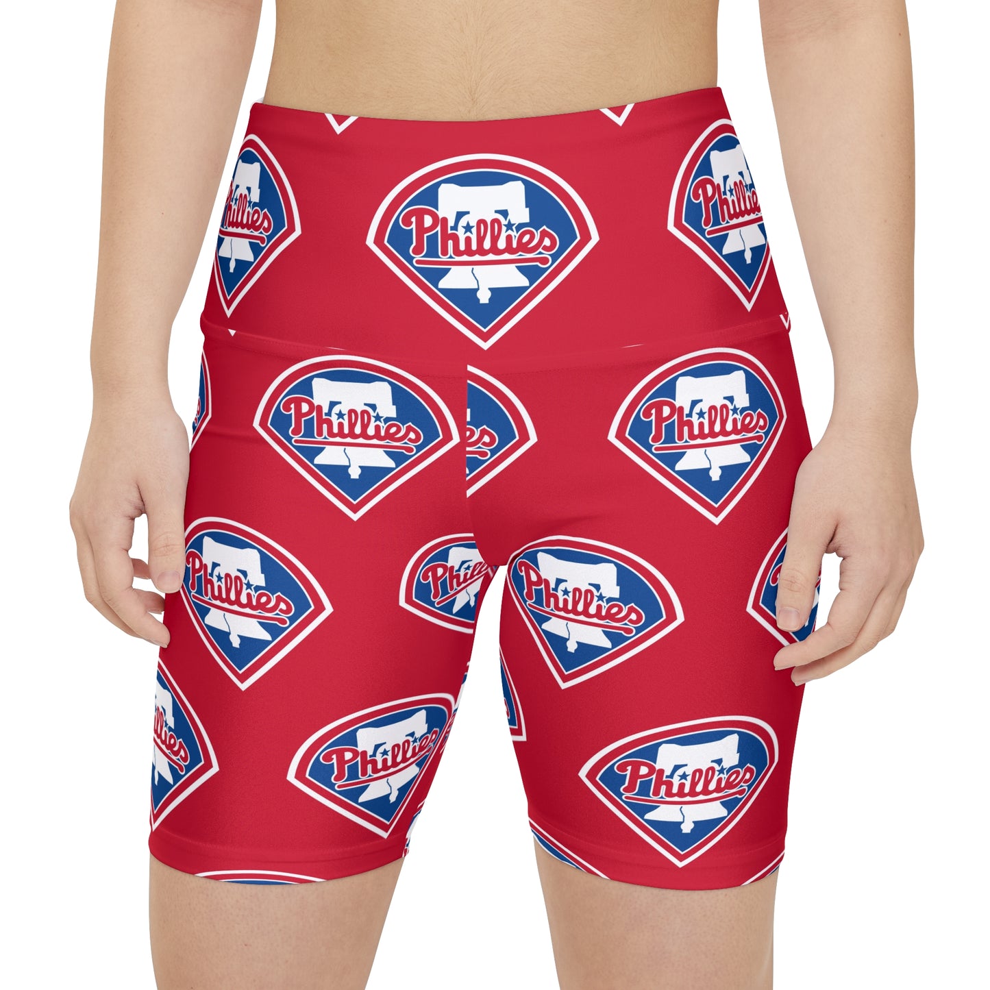 Philadelphia Phillies MLB Baseball Women's Workout Bike Comfy Shorts