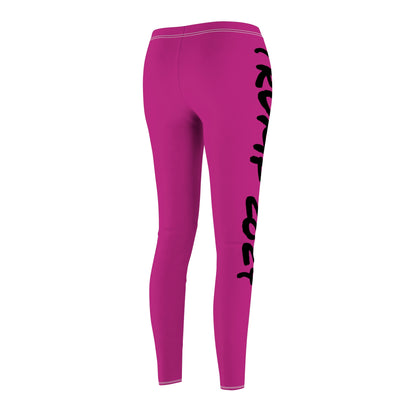 Trump 2024 USA Pink Women's Casual Leggings Trump MAGA