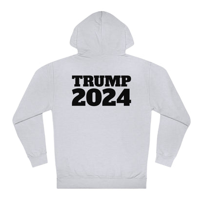 Trump Portrait 2024 soft and durable Unisex Hooded Sweatshirt Choose color and size