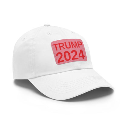 Women's Trump 2024 leather patch hat