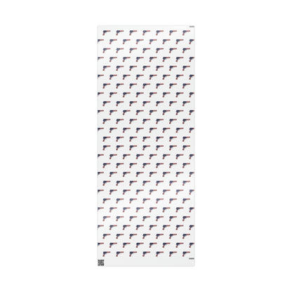 American Flag Gun 2A Christmas Wrapping Paper