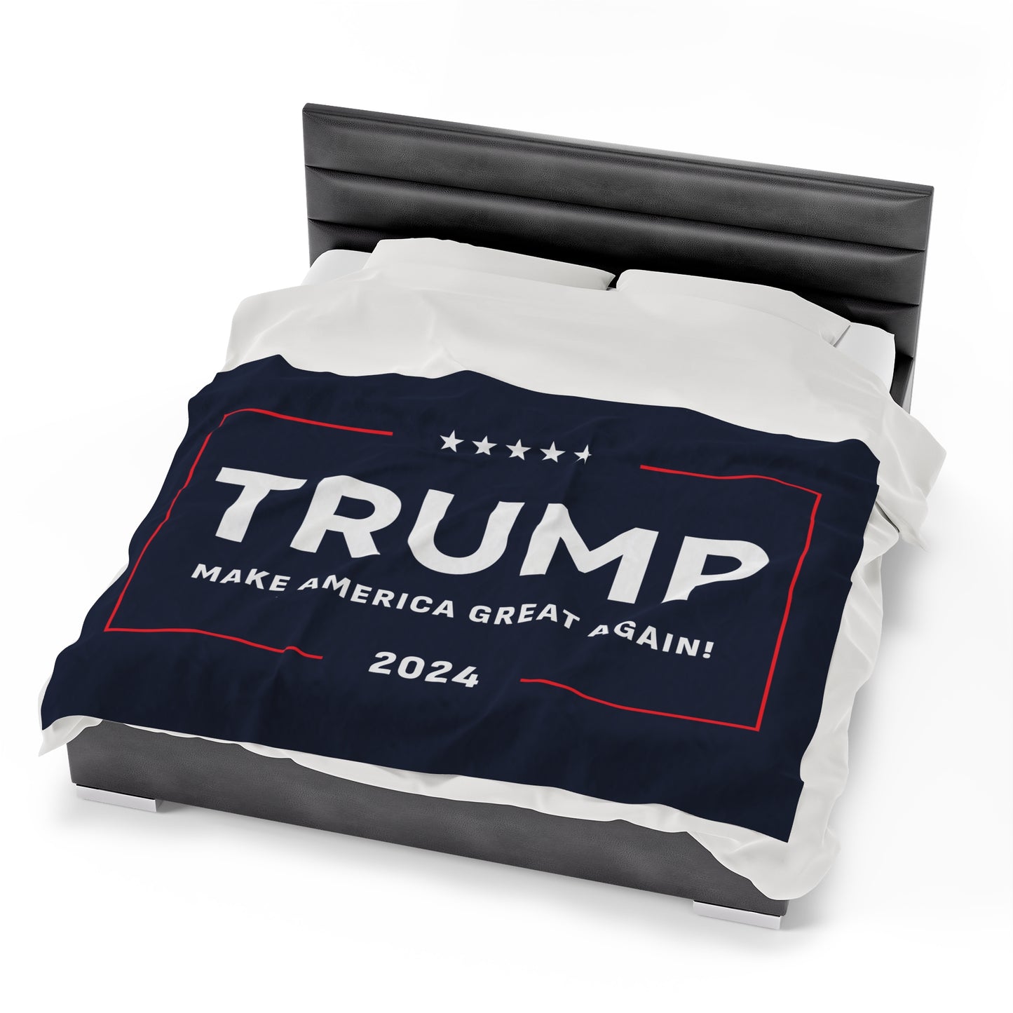Trump MAGA Make America Great Again Velveteen Plush Blanket Mother's Father's Day Anniversary Gift Present