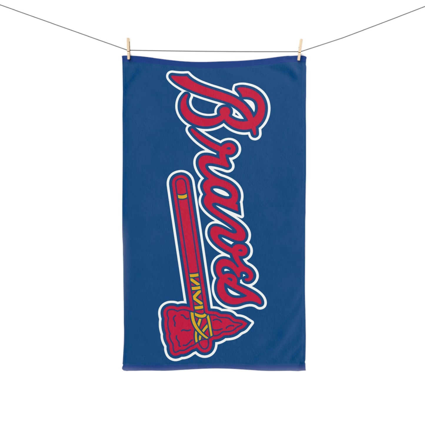 Atlanta Braves MLB Baseball Kitchen Bathroom Soft Hand Towel