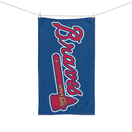 Atlanta Braves MLB Baseball Kitchen Bathroom Soft Hand Towel