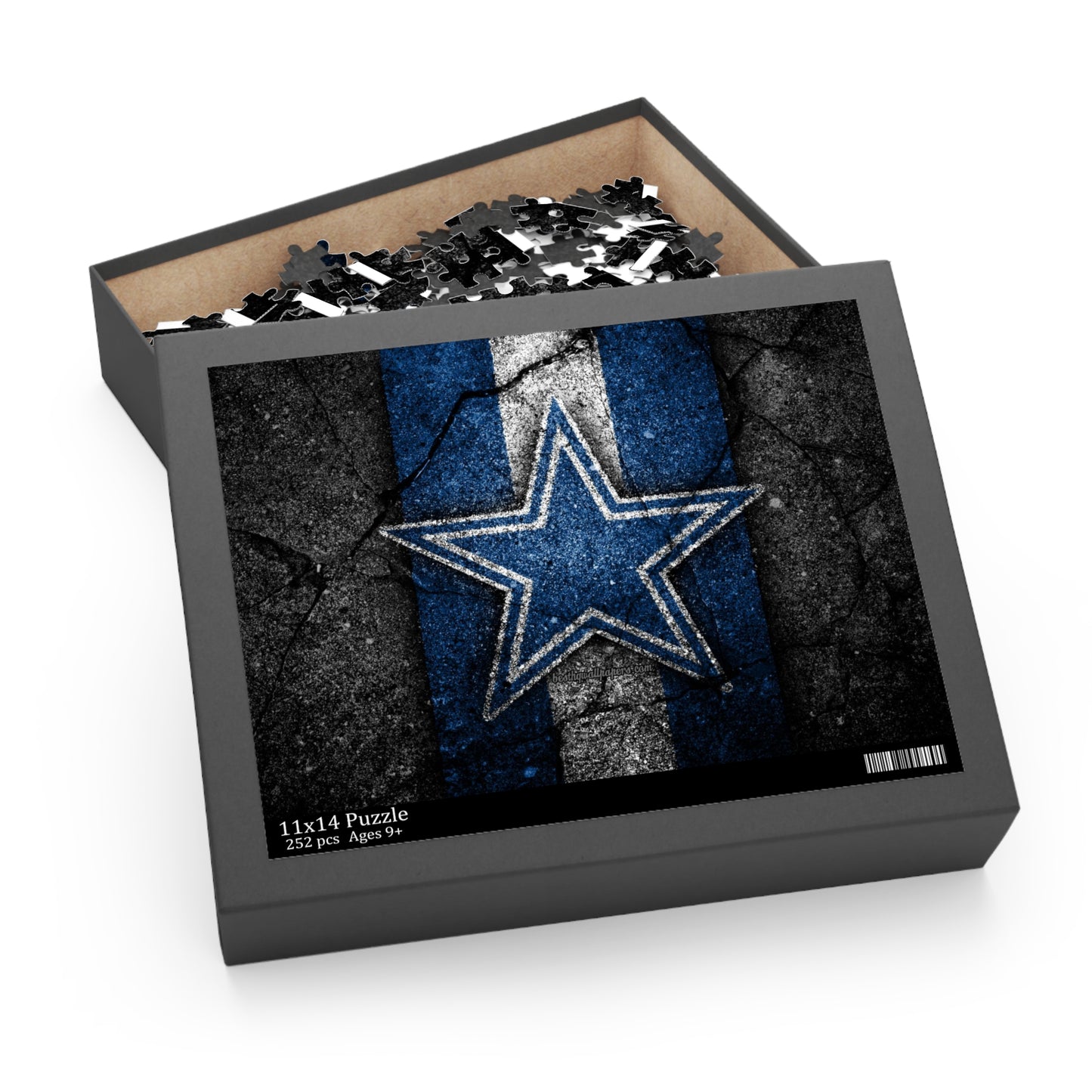 Dallas Cowboys Star Concrete Puzzle 252 Pieces