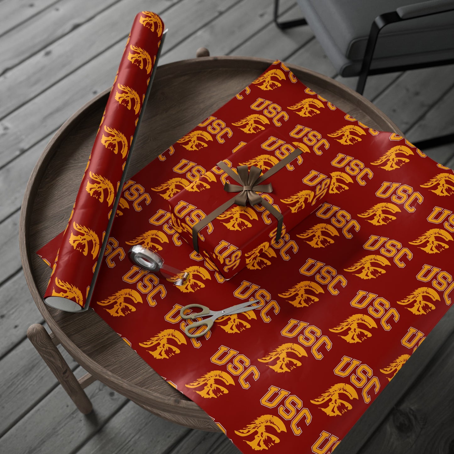 USC Southern California NCAA College Graduation Alumni Birthday Gift Wrapping Paper Holiday