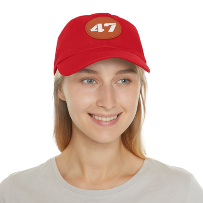 47 Leather Patch Hat