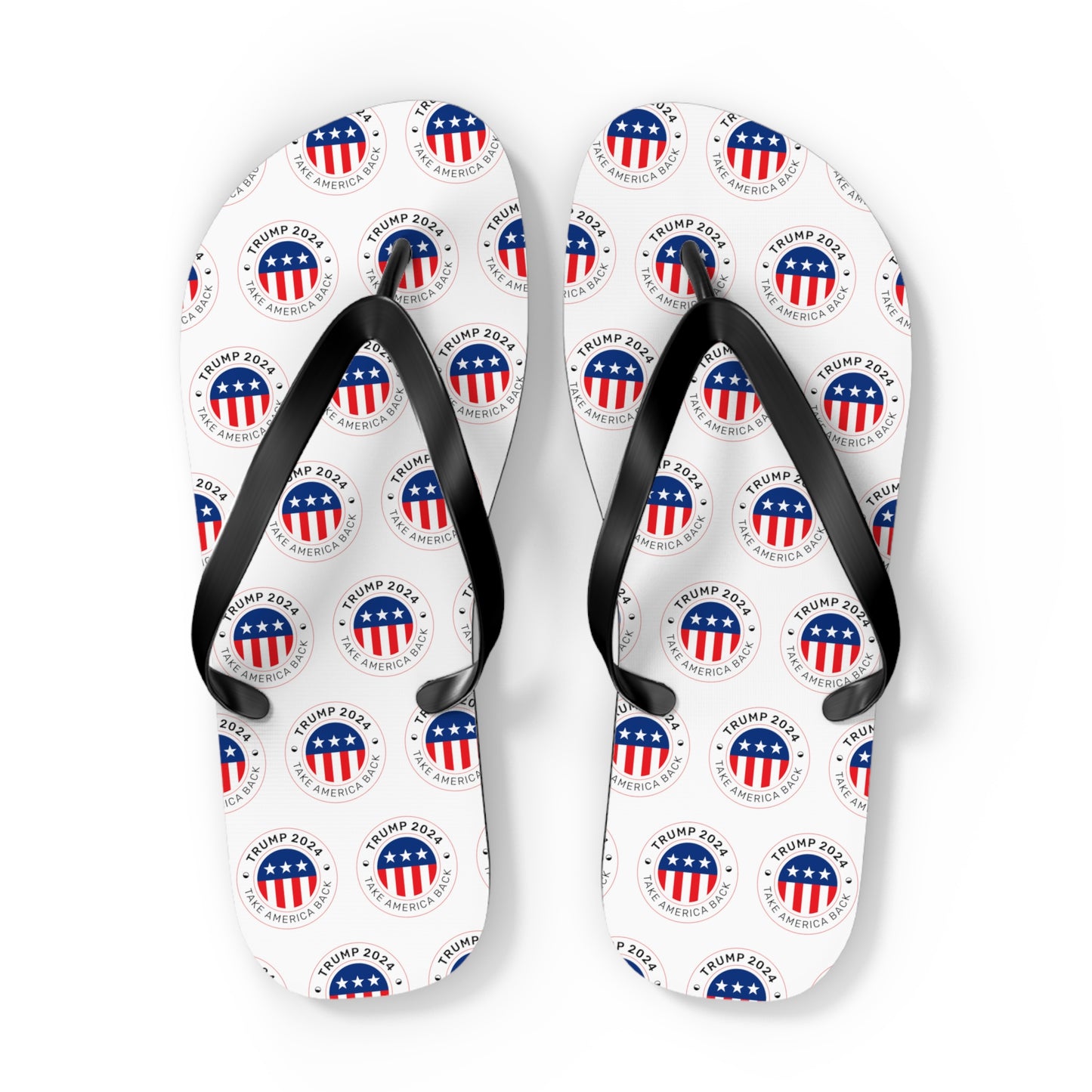 Take America Back MAGA Trump Bequeme Sommer-Strand-Unisex-Flip-Flops