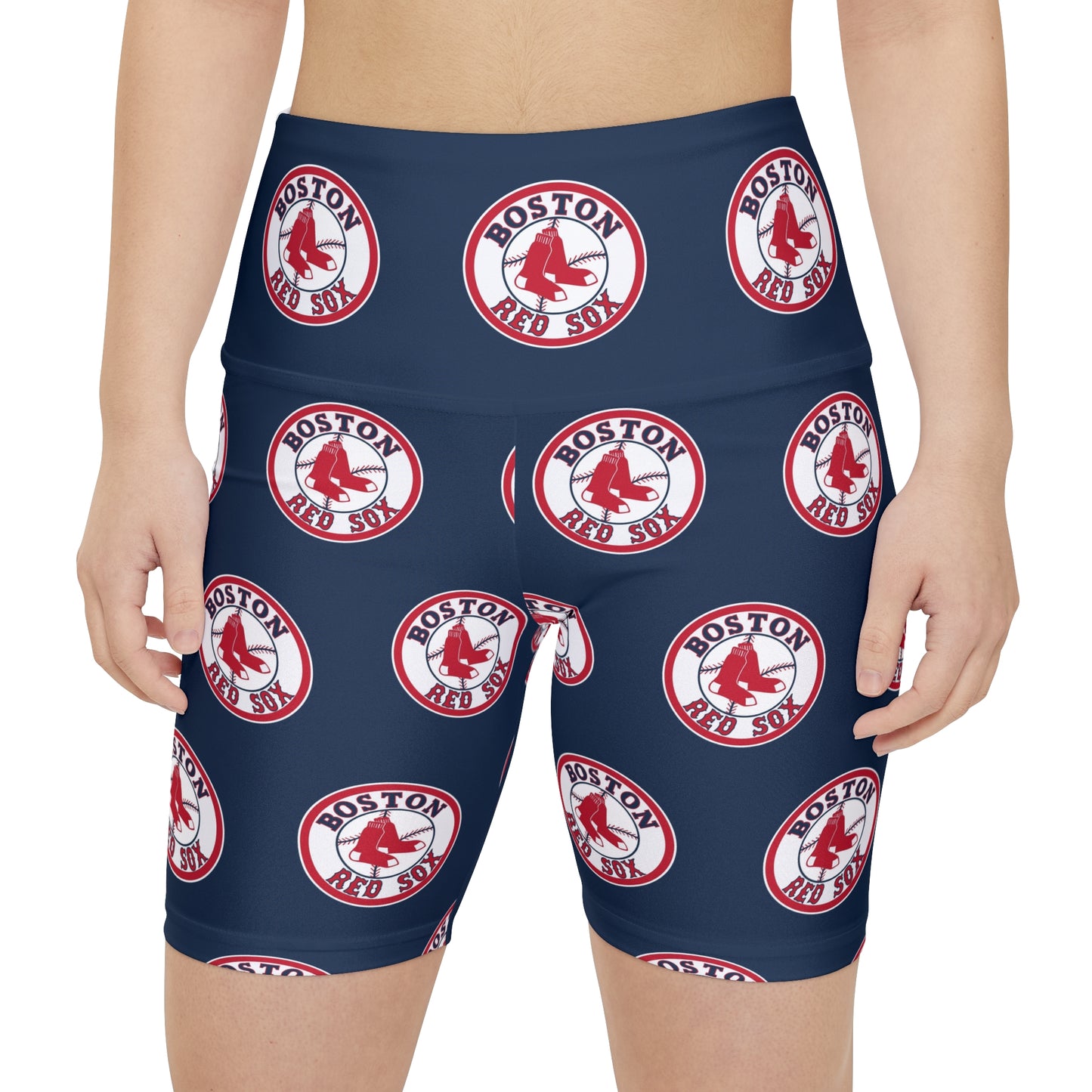Boston Red Sox MLB Baseball Women's Workout Bike Comfy Shorts