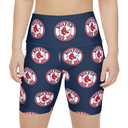 Boston Red Sox MLB Baseball Women's Workout Bike Comfy Shorts