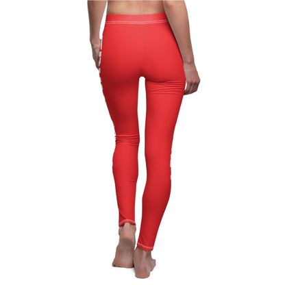 Trump 2024 USA Red Women's Casual Leggings Trump MAGA