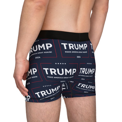 Trump 2024 Make America Great Again MAGA All over Men's Boxer Briefs Underwear