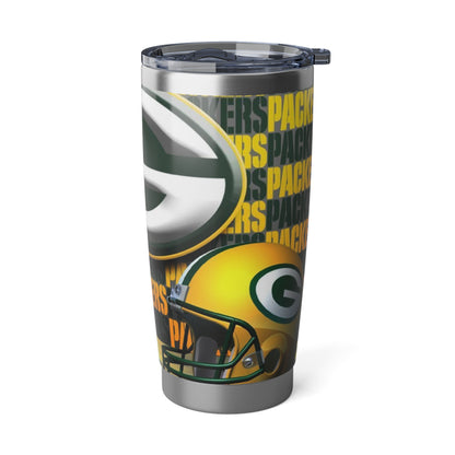 Green Bay Packers Helmet Logo Stainless Vagabond 20oz Tumbler