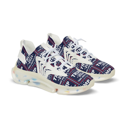 Trump 2024 Take America Back Blue Men's Mesh Sneakers