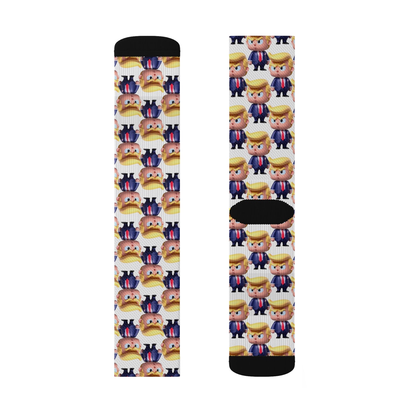 Little Trump Printed Sublimation Socks