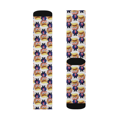 Little Trump Printed Sublimation Socks