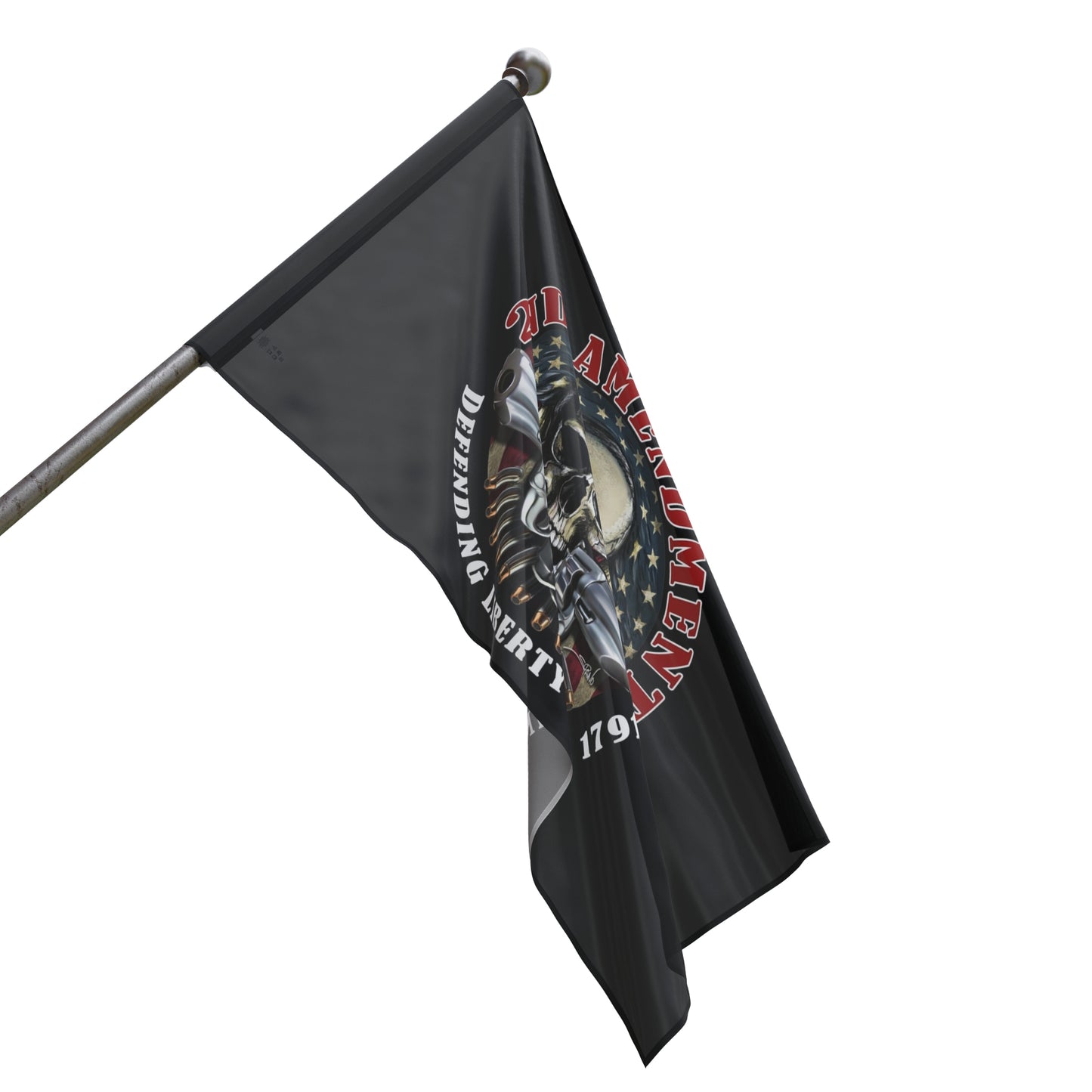 Defend our 2nd Amendment Rights 2A High Definition Print Outdoor indoor Flag
