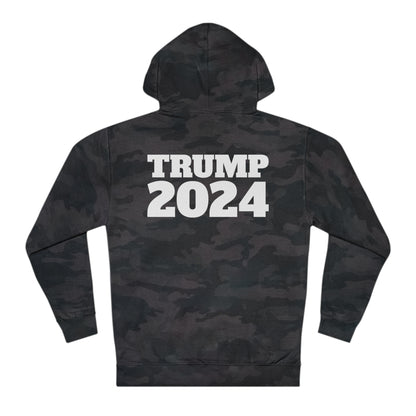 Trump Portrait 2024 soft and durable Unisex Hooded Sweatshirt Choose color and size
