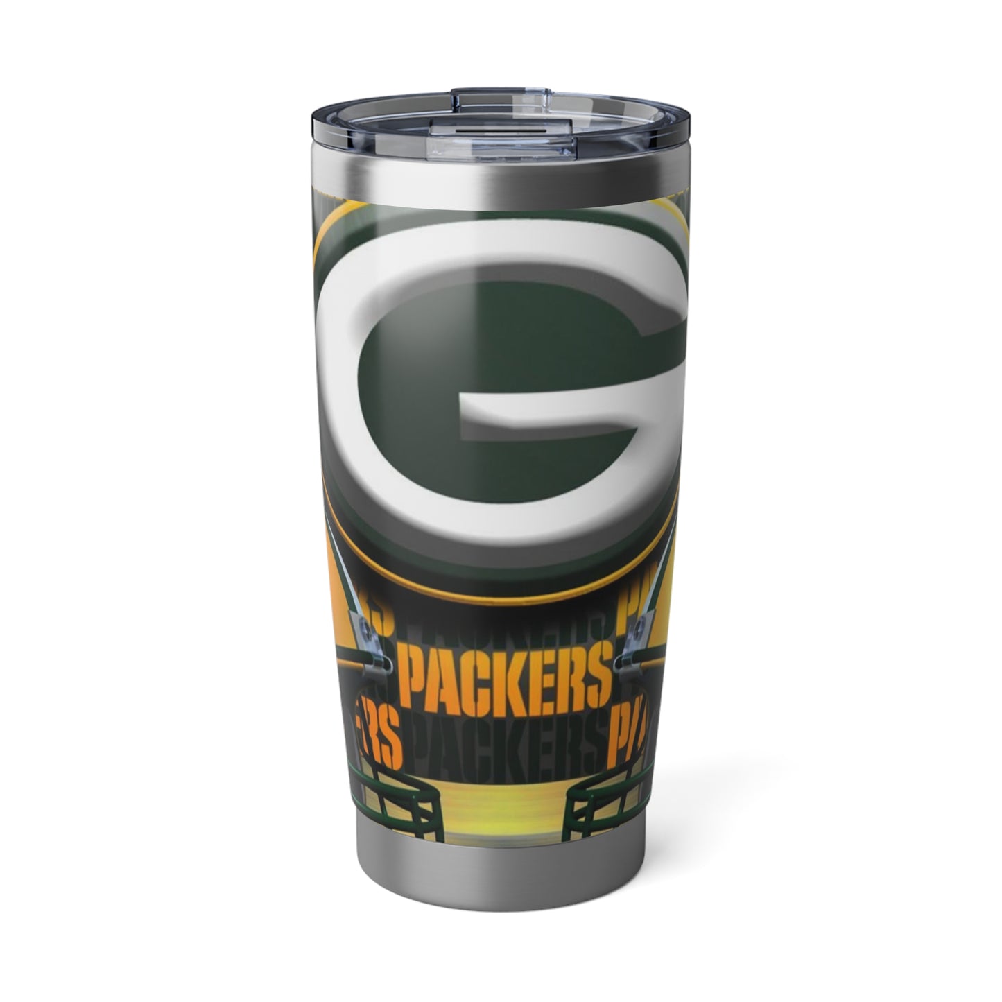 Green Bay Packers Helmet Logo Stainless Vagabond 20oz Tumbler
