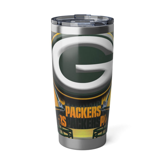 Green Bay Packers Helmet Logo Stainless Vagabond 20oz Tumbler