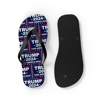 Trump Take America Back Comfy Summer Beach Unisex Flip Flops