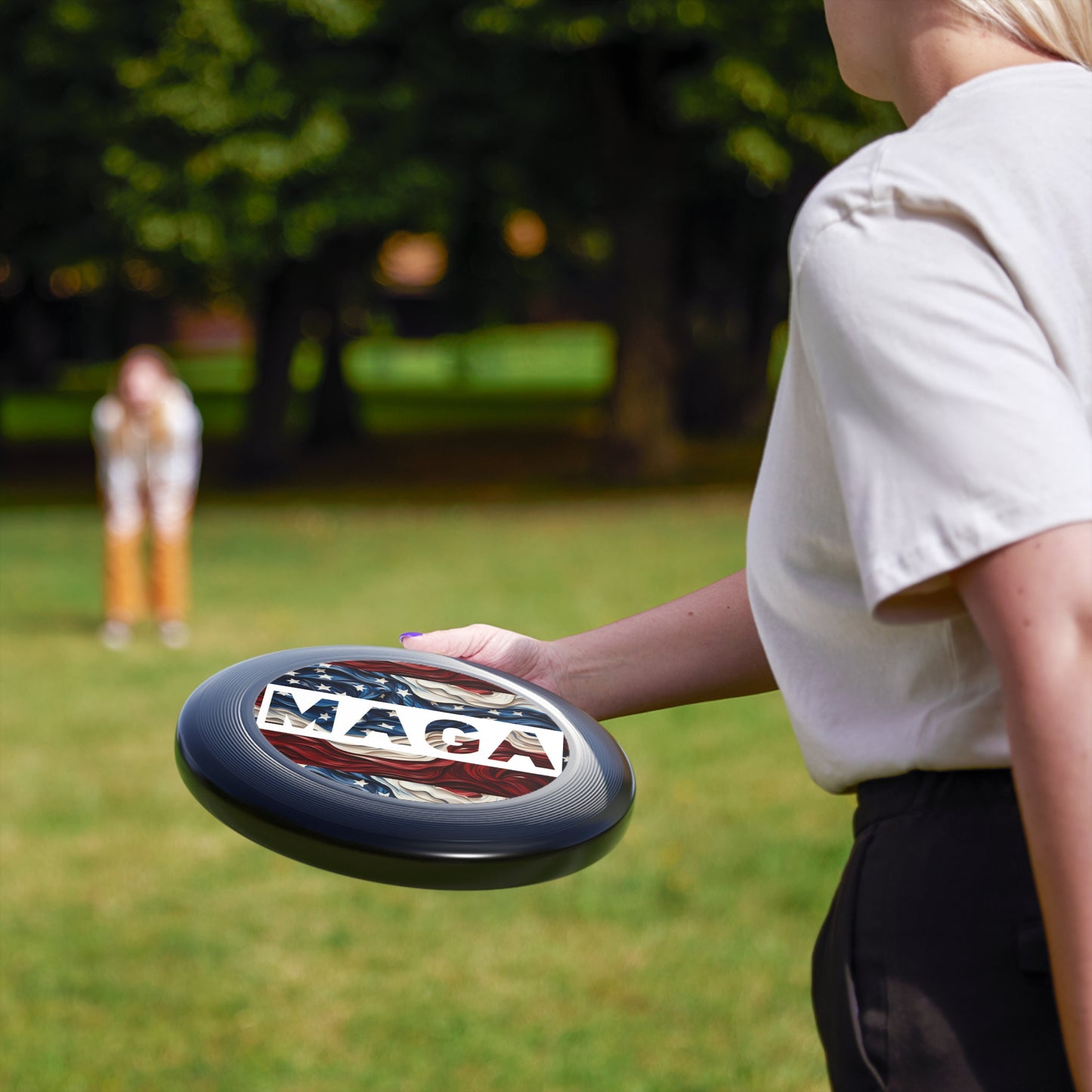 MAGA Make America Great Again Trump Wham-O Frisbee