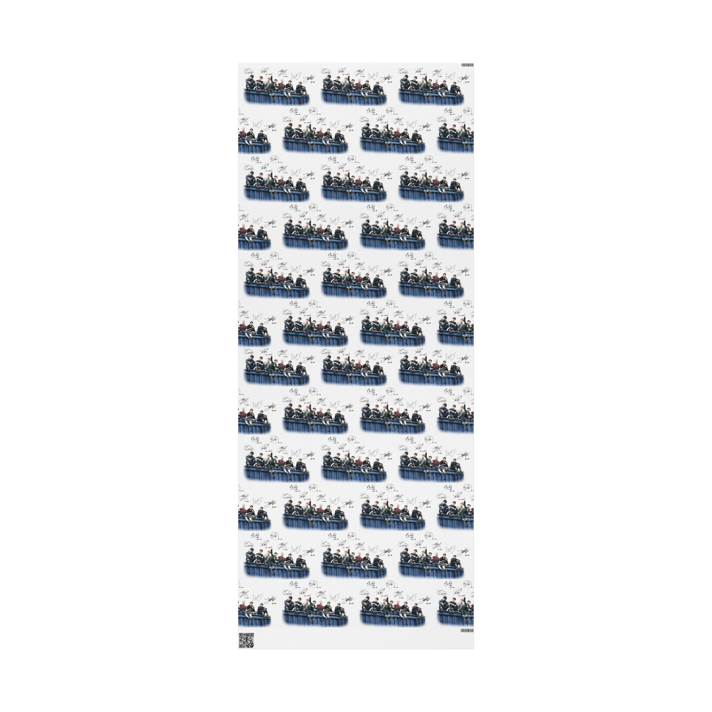 BTS Members signatures holiday present Birthday Gift Wrapping Papers