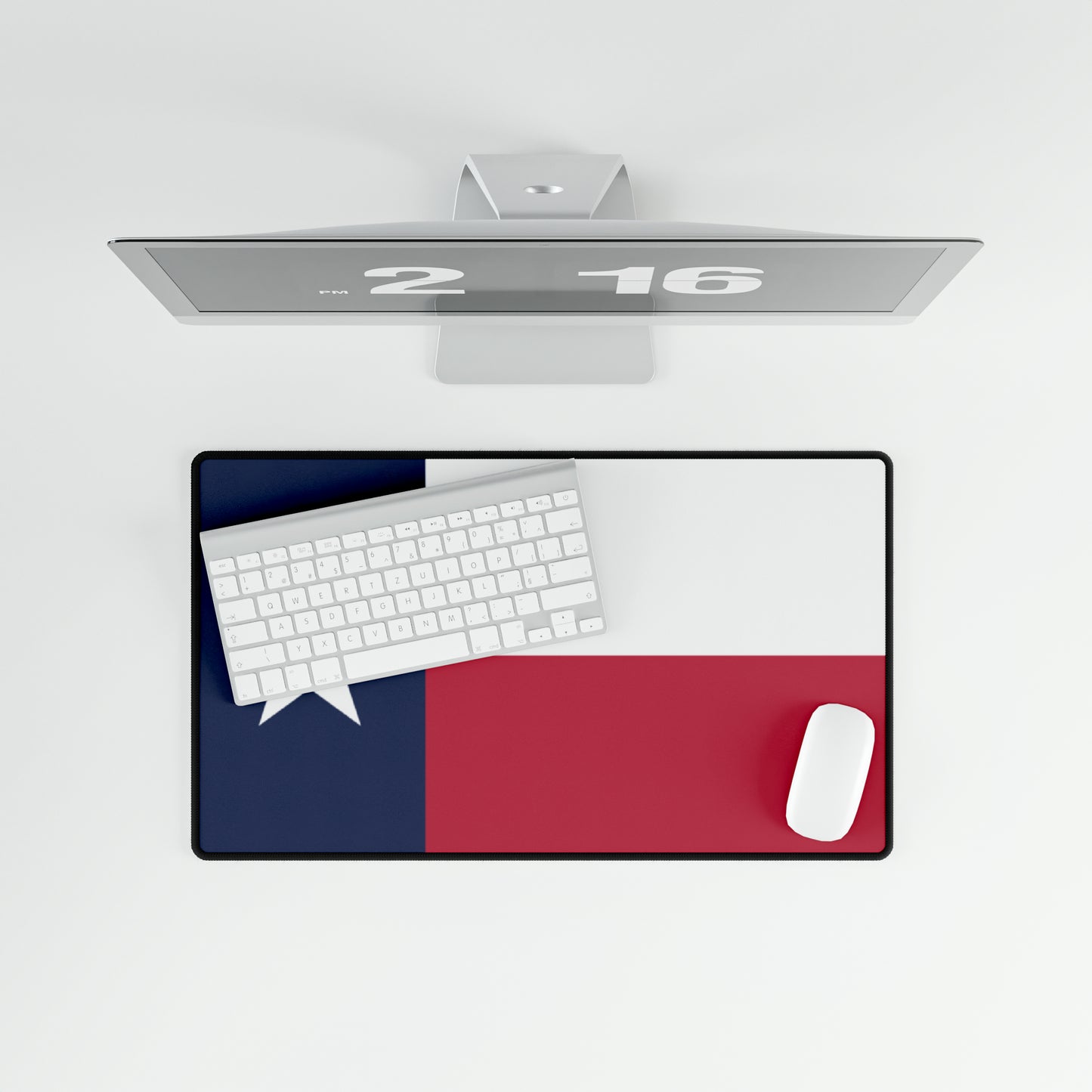 Texas State Flag Close our Borders American Desk Mats