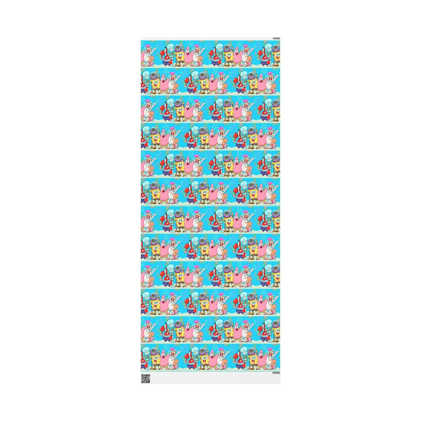 SpongeBob SquarePants Main Characters Birthday High Def Gift Wrapping Paper