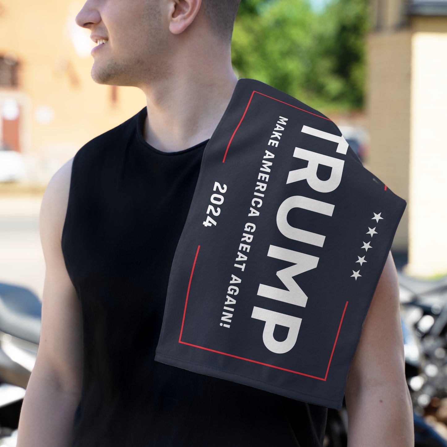 The MAGAGA Store OFFICIAL Trump 2024 Rally Towel MAGA Show your support