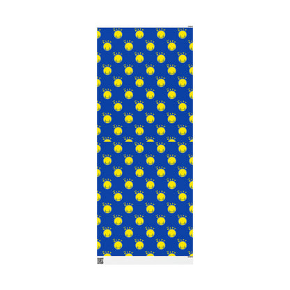 Golden State Warriors The CITY NBA Birthday Gift Wrapping Paper Basketball Holiday