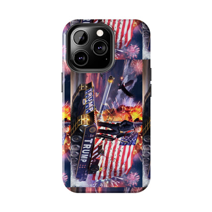 Trump Tank Murica F Yeah Apple iPhone Tough Phone Cases