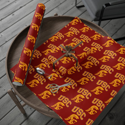 USC Southern California NCAA College Graduation Alumni Birthday Gift Wrapping Paper Holiday