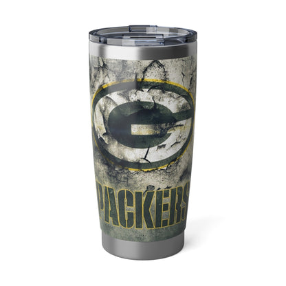 Green Bay Packers Helmet Concrete Logo Stainless Vagabond 20oz Tumbler