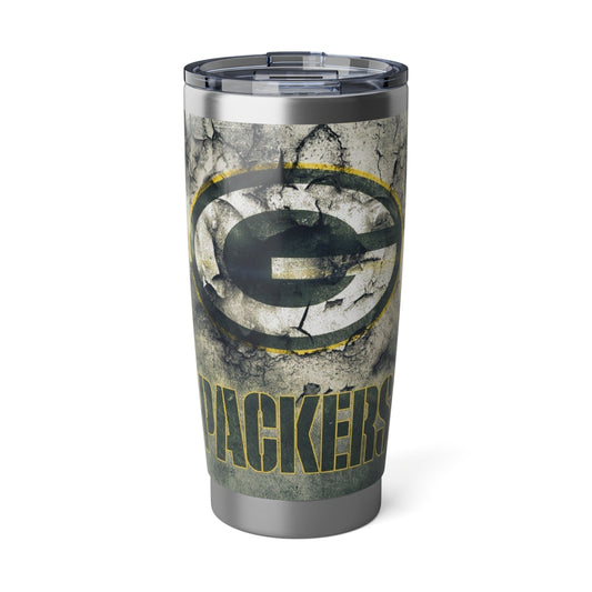 Green Bay Packers Helmet Concrete Logo Stainless Vagabond 20oz Tumbler