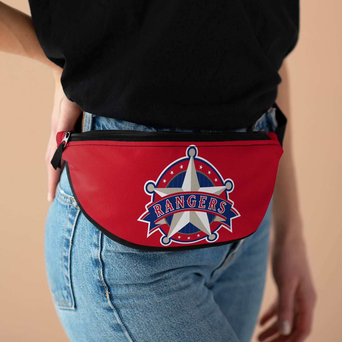 Texas Rangers MLB Super Fan Team Stadium Gametime Summer Fanny Pack